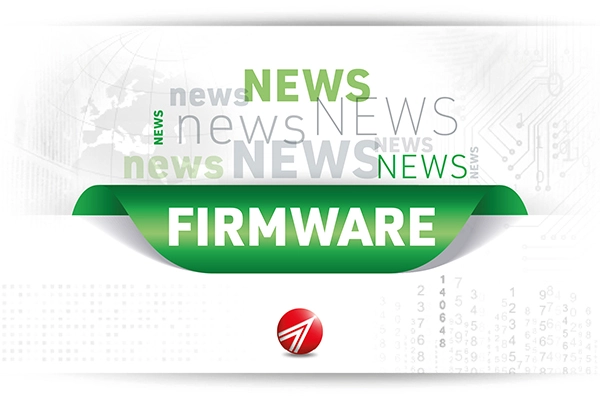 News di tipo 'Firmware', verde su sfondo bianco.
